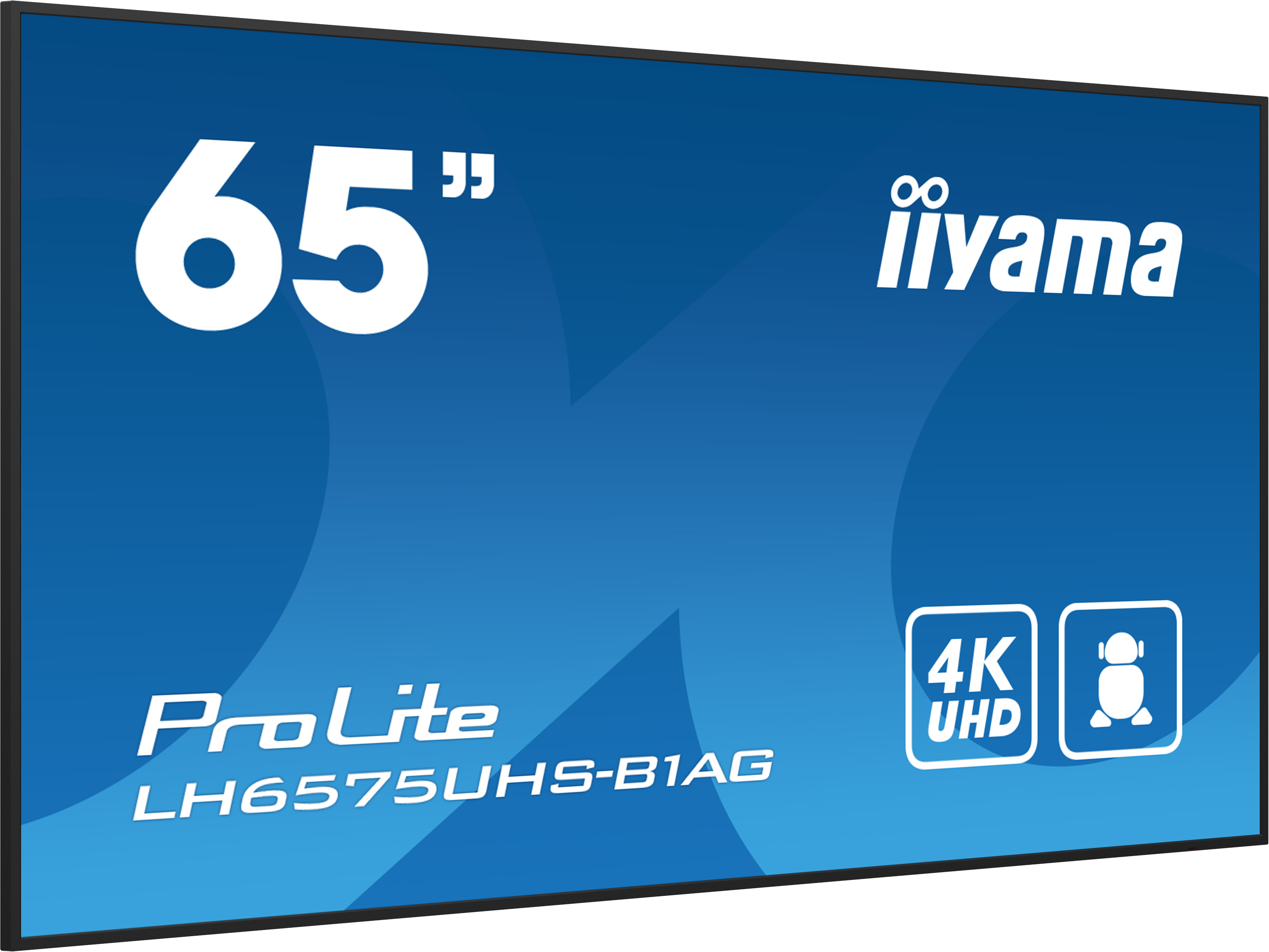 iiyama ProLite LH6575UHS-B1AG - 65 inch - 500 cd/m² - 4K - Ultra-HD - 3840x2160 pixels - 24/7 - Android - Display - Black