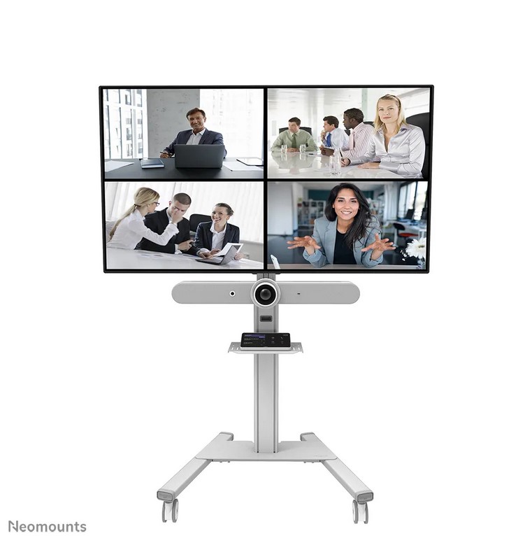 Neomounts Select AFLS-825WH1 - Video Bar & Multimedia Kit for FL50S-825WH1 Trolley - White
