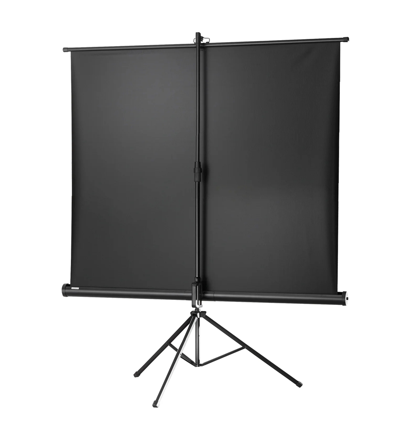 celexon Stativ-Leinwand Economy - 16:9 - BM 184 x 104 - Aufprojektion - Schwarz