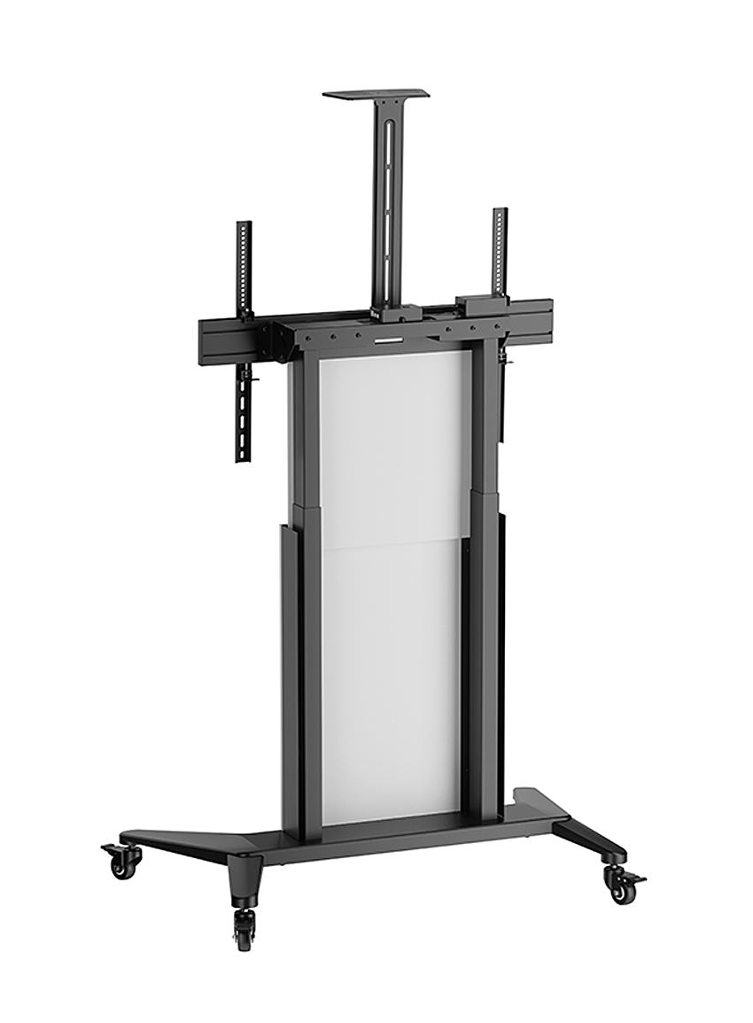 Hagor BrackIT Lift 55 - 86" - mobiles Standsystem - elektrisch höhenverstellbar - 55-86 Zoll - VESA  200x200-1000x600 mm - max. 85 kg - Schwarz-Weiß