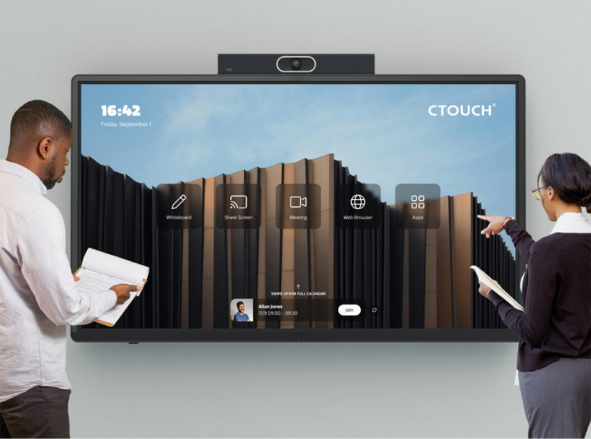 CTOUCH Hello Board - 75 inch - Canvas Display - 350 cd/m² - 4K - Ultra-HD -3840x2160 pixels - EShare - OPS-PC with WIN 11 IoT Enterprise