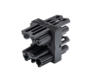 Wieland Verteilerblock 7444000342 - 1x Stecker / 3x Buchse - Adapter für Power Connector Wieland Verteilerblock 7444000342 - 1x Stecker / 3x Buchse - Adapter für Power Connector