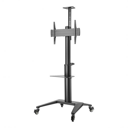 Hagor BrackIT Stand Single - mobile stand system - 42 - 65 inch - VESA 600x400 mm - up to 70kg - black
