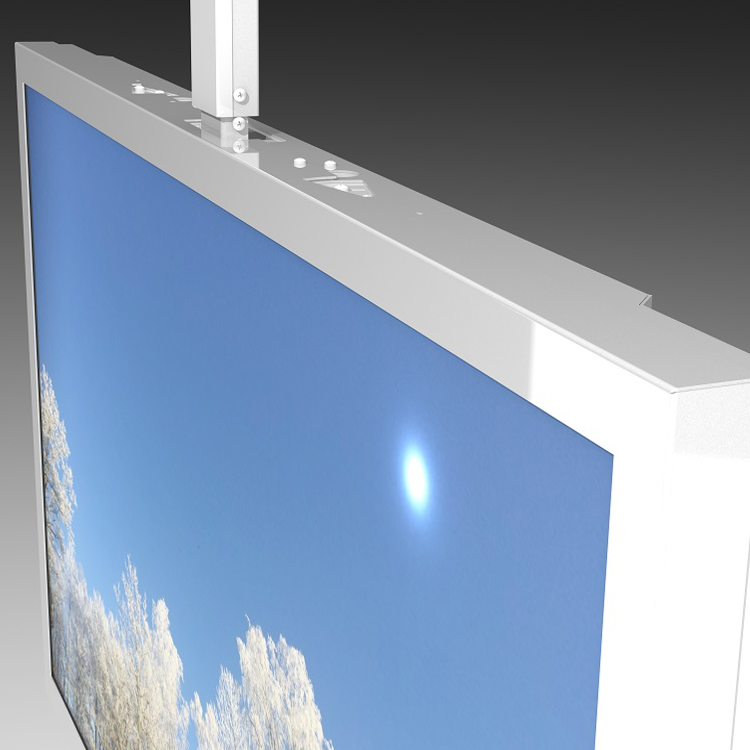 HI-ND Ceiling Casing CC6500-5001-01 - Deckengehäuse - 65 Zoll - Portrait - für Samsung u. LG Display - Weiß