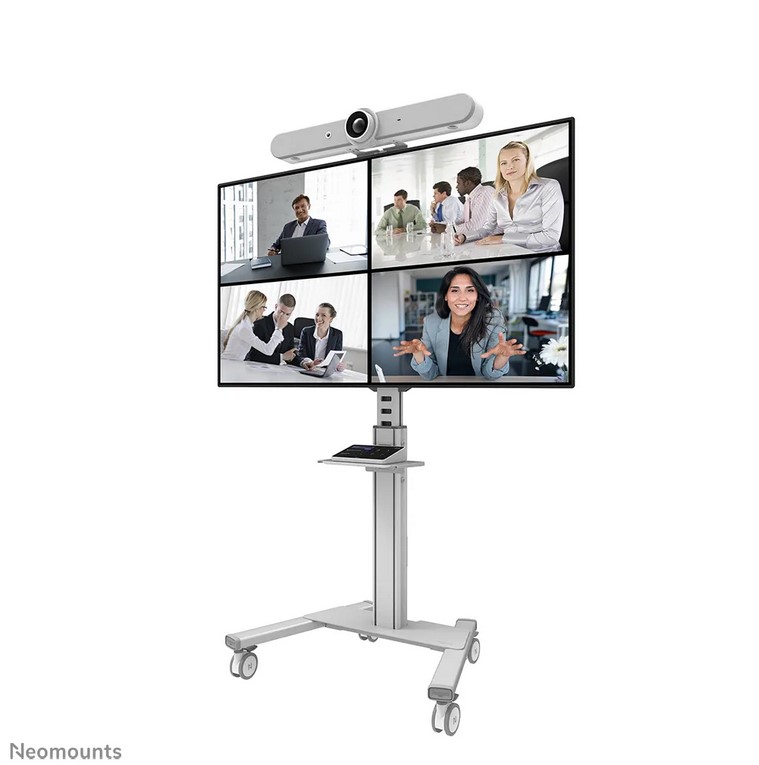 Neomounts Select AFLS-825WH1 - Video Bar & Multimedia Kit for FL50S-825WH1 Trolley - White