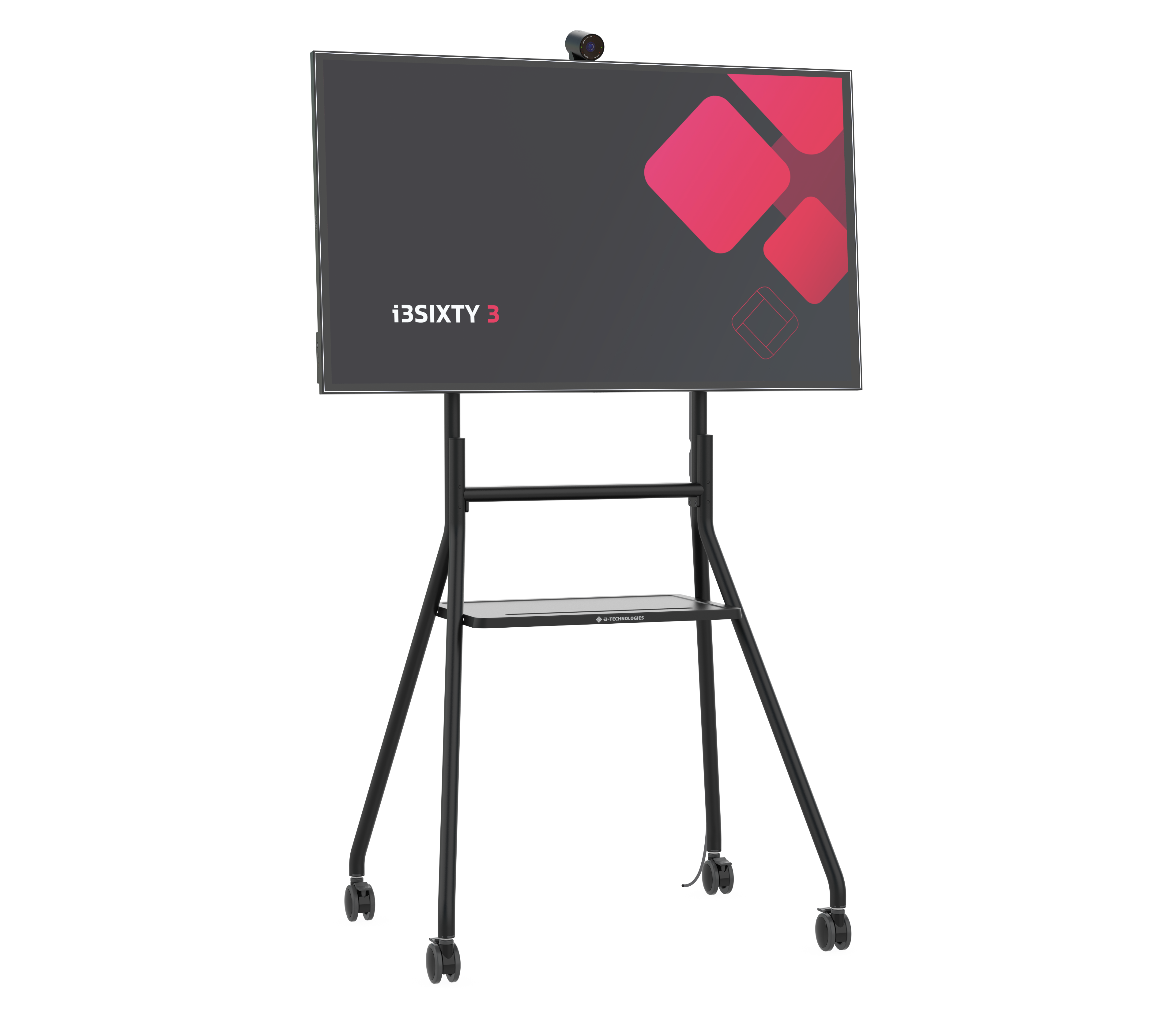 i3-Technologies i3SIXTY 3 - 50 inch digital flipchart display - 450 cd/m² - 4K - Ultra-HD - 3840x2160 pixels - Android 13 EDLA - 20 point touch - incl. trolley