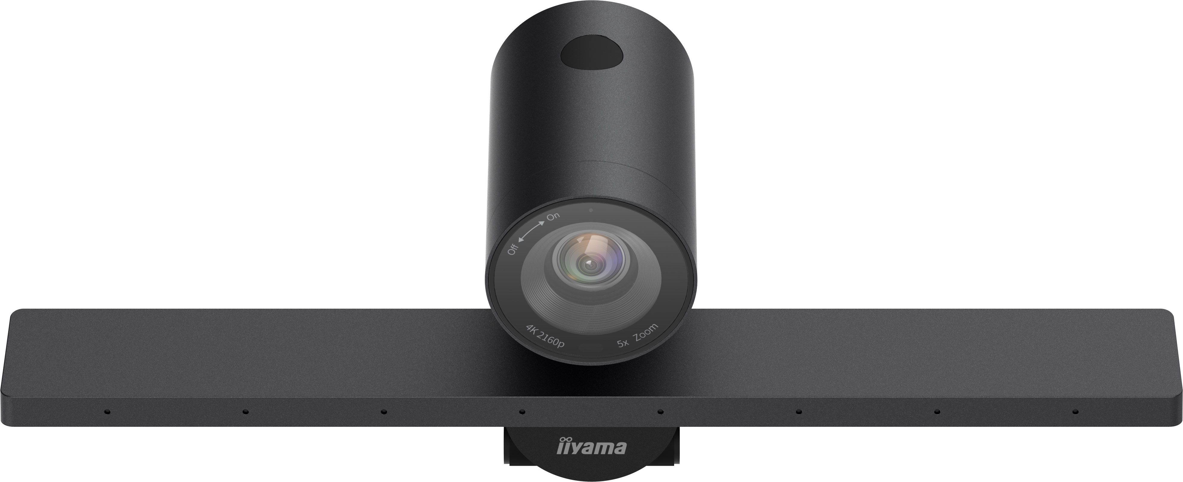 iiyama UC-CAM10PRO-MA1 - 4K Konferenz-Webcam - 8MP - USB-Kamera mit Mikrofon - 120° Sichtfeld - Auto-Framing - kleine und mittelgroße Räume