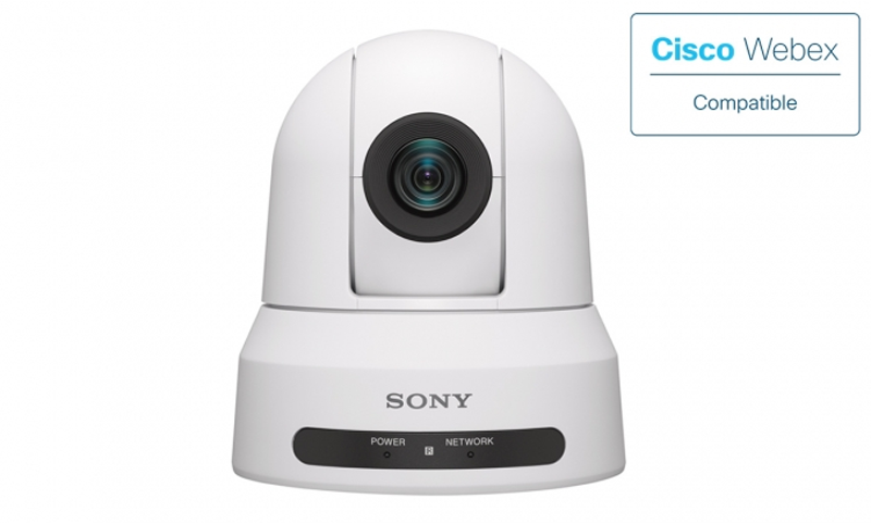 Sony SRG-X400WC - PTZ-Videokonferenzkamera - 4K -3840x2160 Pixel 30 P - 30-fach optischer Zoom - mittelgroße und große Räume - Weiss