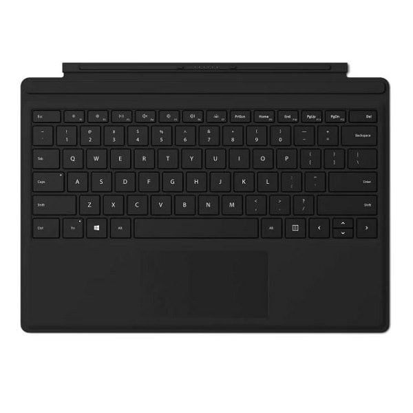 Microsoft Surface Pro Signature Keyboard mit Fingerabdruckleser - Schwarz