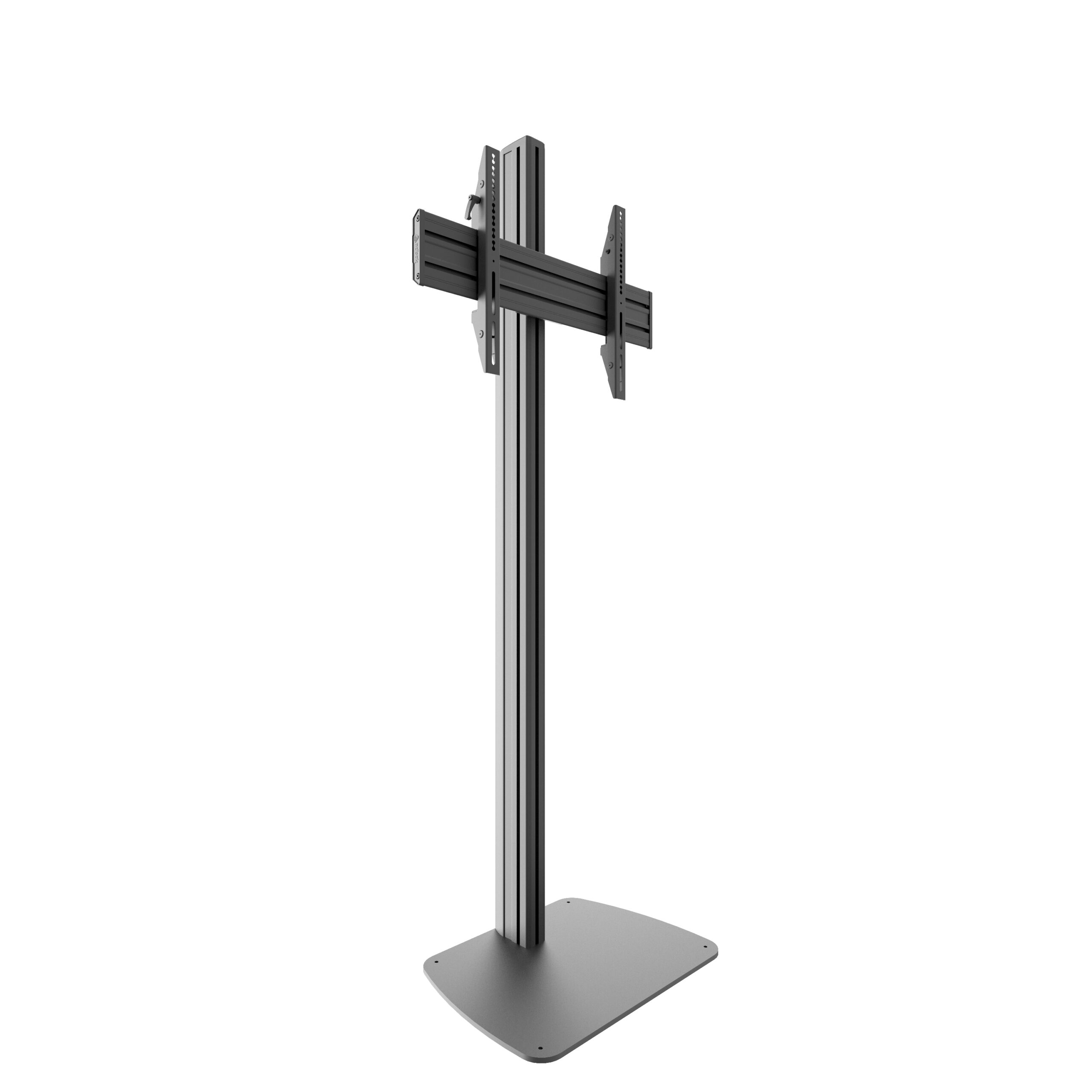 edbak EB-STDV100 - height-adjustable stand for displays 40 - 75 inch - VESA 600x400 mm - up to 80 kg - Landscape - Black