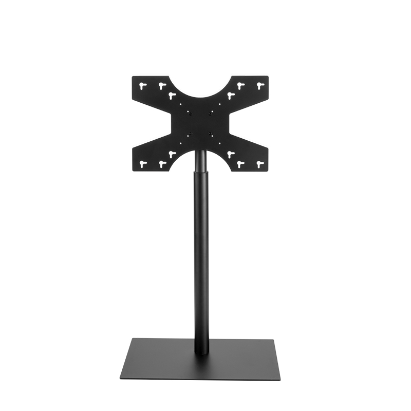 Hagor Braclabs-Stand Floorbase - höhenverstellbarer Standfuß für Displays 32 - 55 Zoll - VESA 600x400mm - Landscape/Portrait - Schwarz