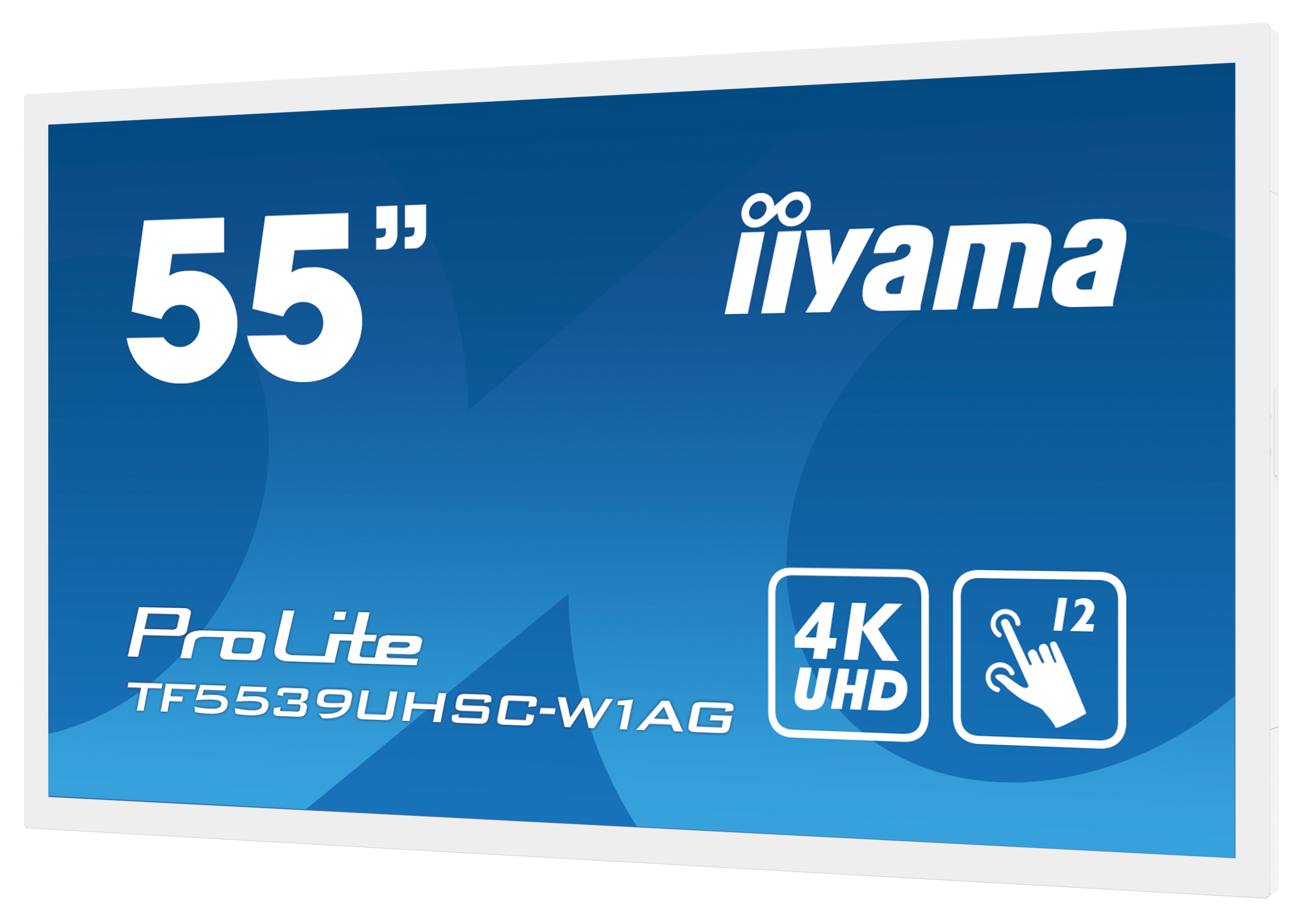 iiyama ProLite TF5539UHSC-W1AG - 55 inch - 500 cd/m² - 3840x2160 pixel - 4K - 15 point - multitouch display - white