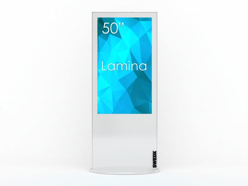 SWEDX Lamina SWL-50K8-A1 - 50 Zoll - 350 cd/m² - Ultra-HD - 3840x2160 Pixel - 24/7 - Stele - Weiß