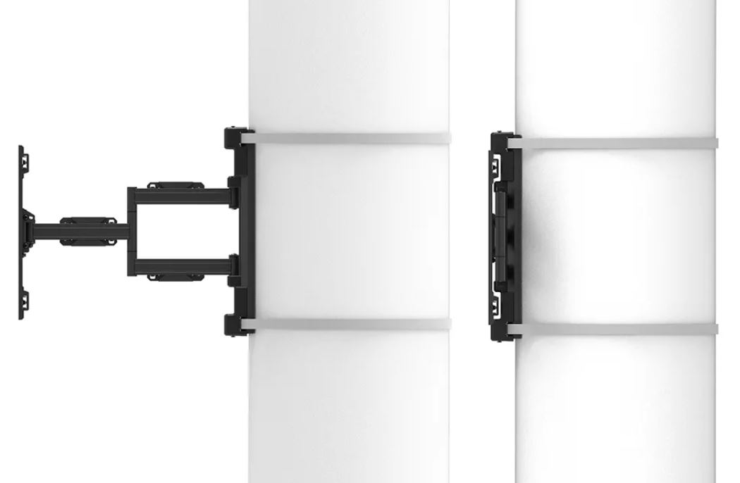 Neomounts Select WL40S-910BL16 - fully movable column mount - 40-70 inch - VESA 600x400mm - up to 45kg - Black
