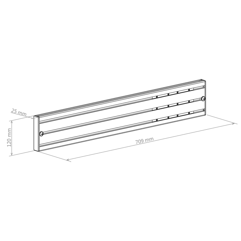 Hagor CPS – Alu Rail 700 mm - 3211