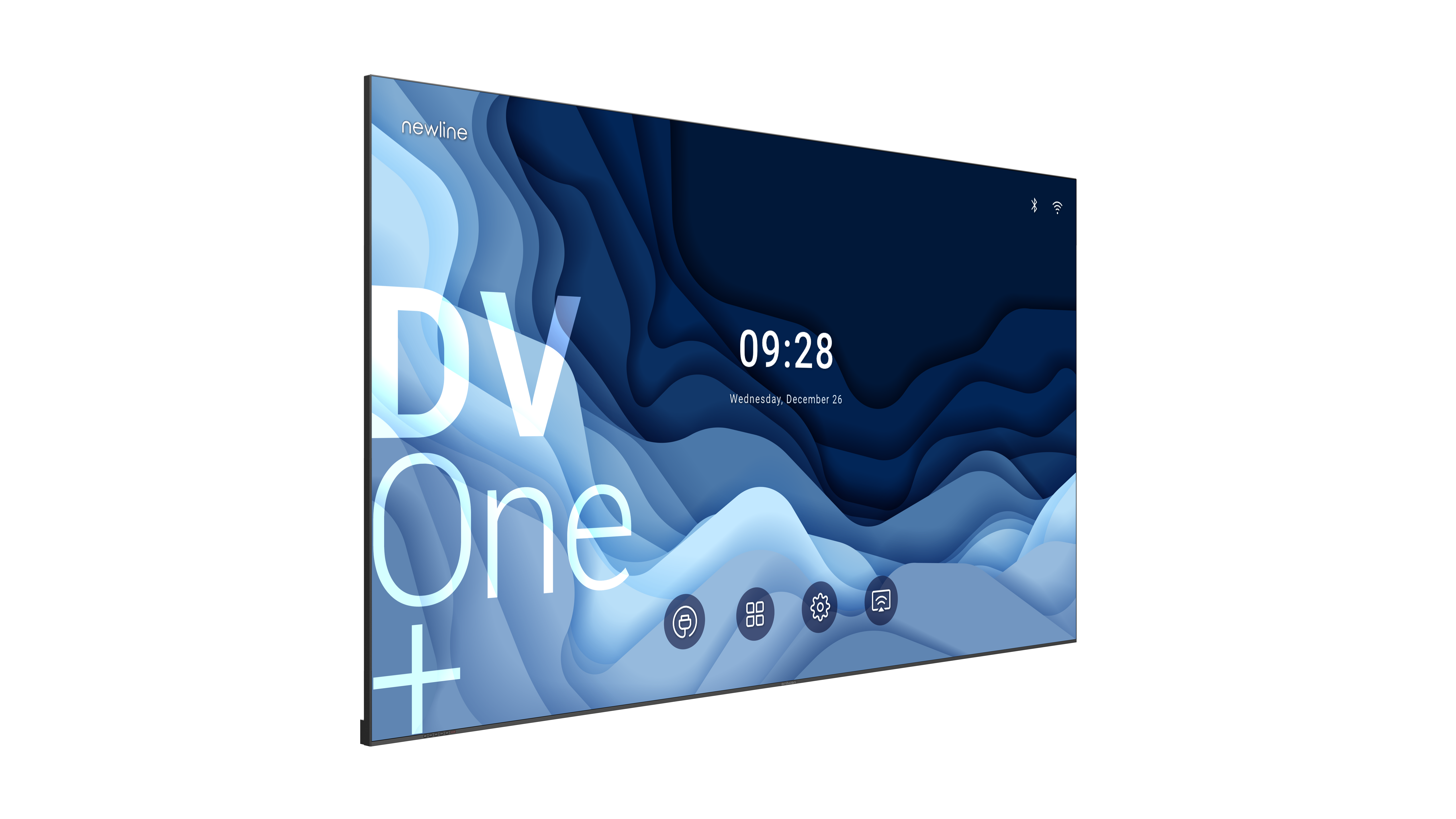 NewLine DV One+ DV-16324plus - 163 Zoll - 550 cd/m² - 1.875 mm PP - Full-HD - Android 13 - Direct View LED - All-in-One - Display