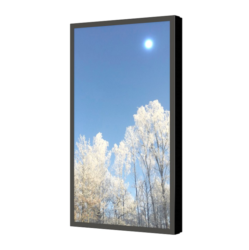 HI-ND Wall Casing Easy WC1312-5001-02 - Wandgehäuse - 13 Zoll Portrait - für Samsung QB13 - Schwarz