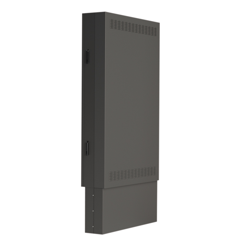 Hagor ScreenOut Eco Kiosk XL - Outdoor Stele incl. Heating and Ventilation - 75 Inch - IP65 / IP54 - Vandal Resistant - Vertical Format