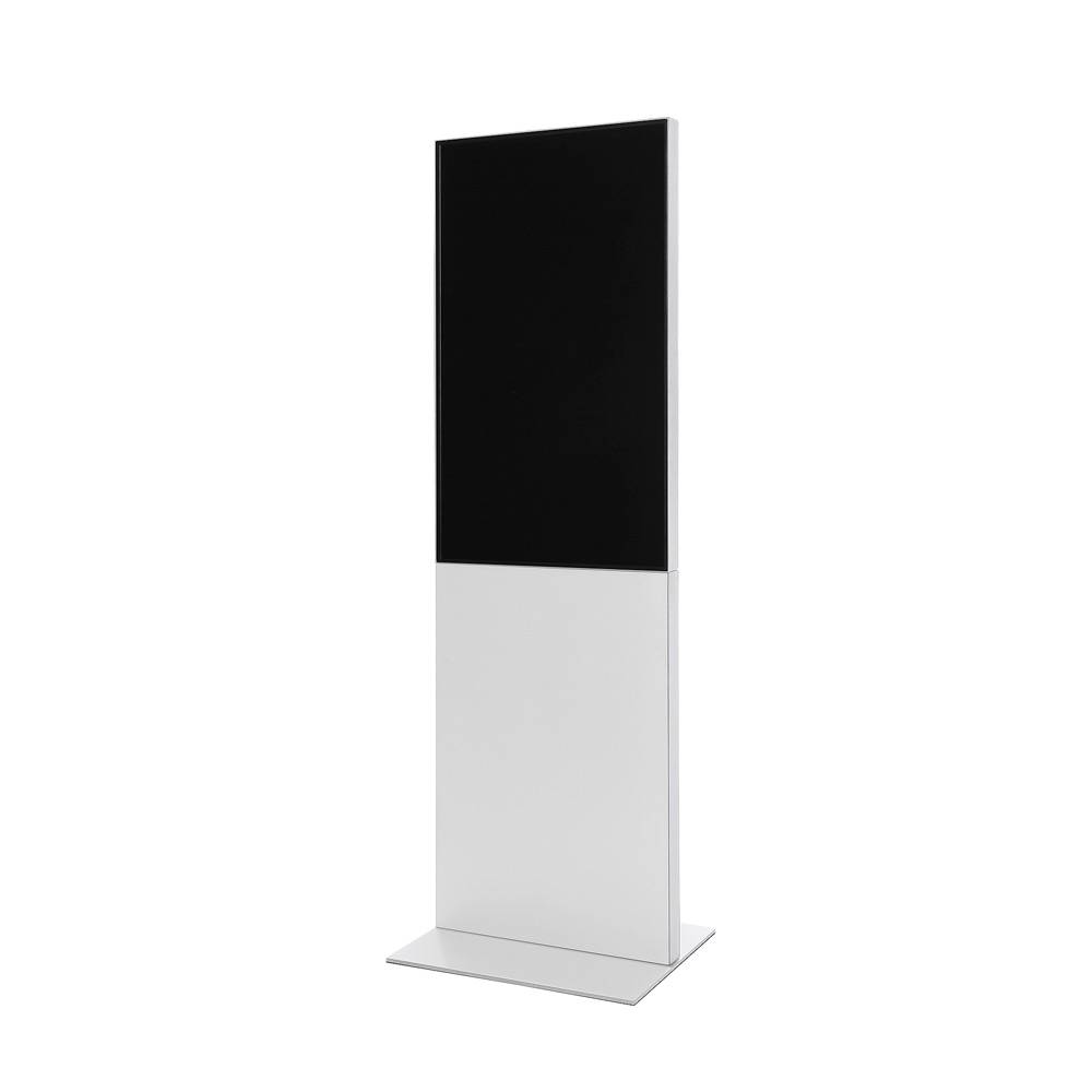 Smart Line digital info stele - 55 inch - Samsung QM55C inch signage display - 500cd/m² - UHD - without touch - white - kiosk