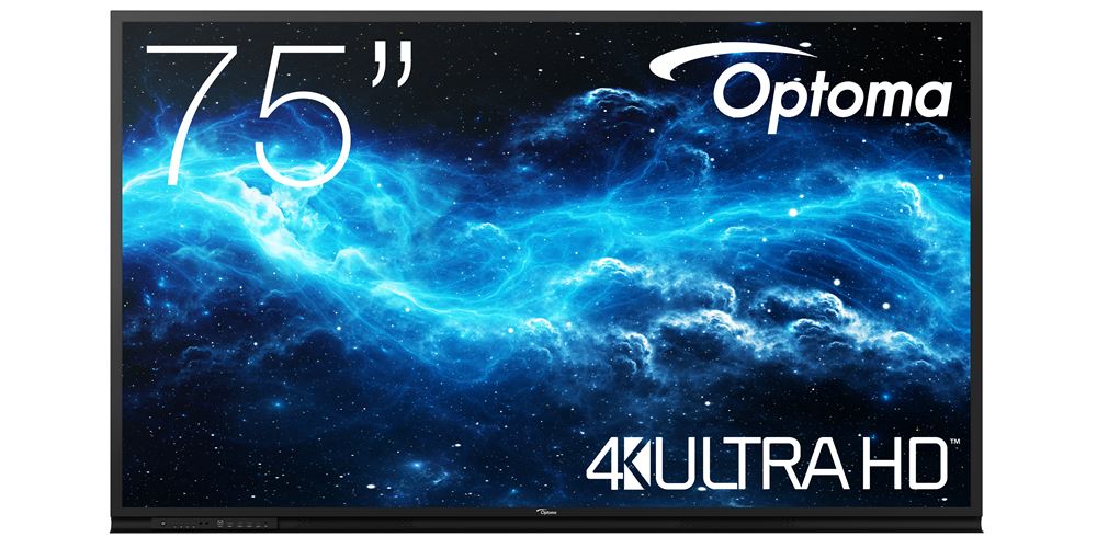 Optoma 3752RK - 75 Zoll - 400 cd/m² - 4K - Ultra-HD - 3840x2160 Pixel - Android - 20 Punkt - Touch Display