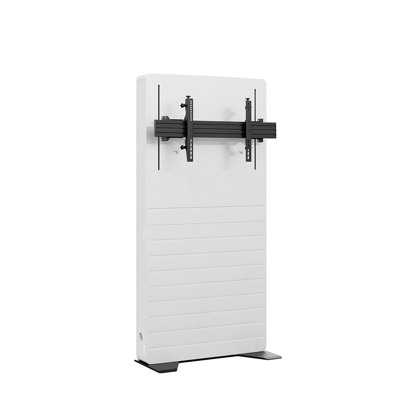Hagor CON-Line Big FS Lift 75 - 98 - elektrisch-höhenverstellbarer Standfuß - 75-98 Zoll - VESA 800x600mm - bis 150kg - Medienstele - Weiß