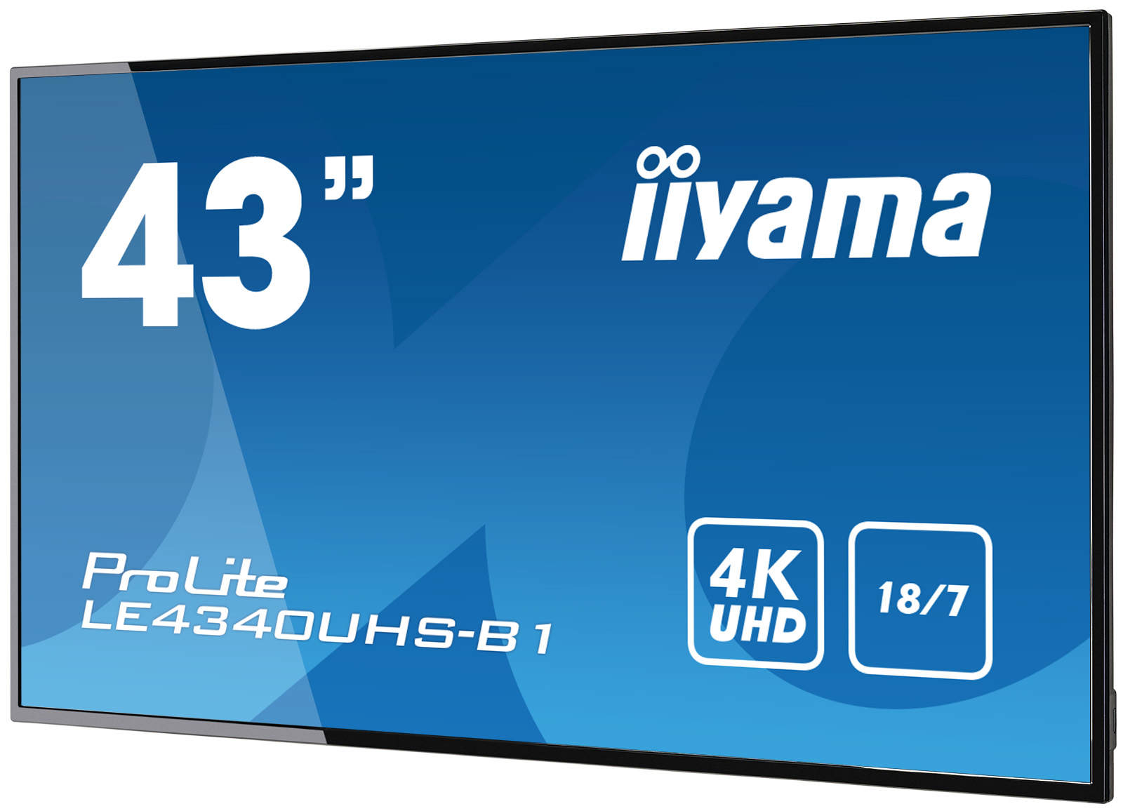 iiyama ProLite LE4340UHS-B1 - 43 Zoll - 350 cd/m² - Ultra-HD - 3840x2160 Pixel - 18/7 - Android - Display