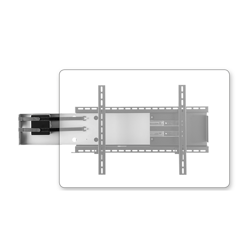 Hagor WH 75 FPC - fixe Wandhalterung mit PC-Fach für Displays von 40 bis 65 Zoll - VESA 600x400 - bis 80kg - Schwarz