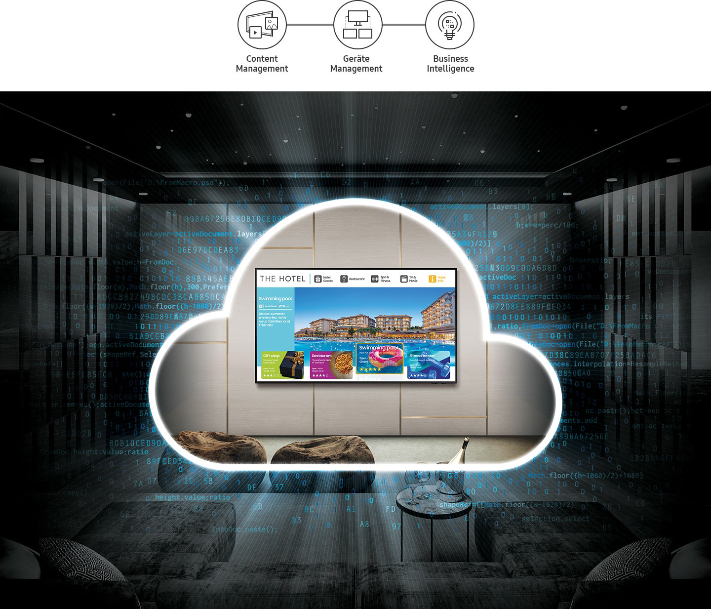 Samsung 55AU8000 - 55 Zoll - 4K - Ultra-HD - 3840x2160 Pixel - HDR - DVB-T2/C/S2 Tuner - LYNK Cloud - Hotel TV