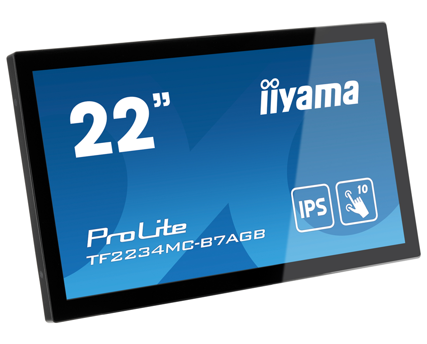 iiyama ProLite TF2234MC-B7AGB - 22 inch - 300 cd/m² - Full-HD - 1920x1080 pixel - Open Frame - 10 point - Touch Display