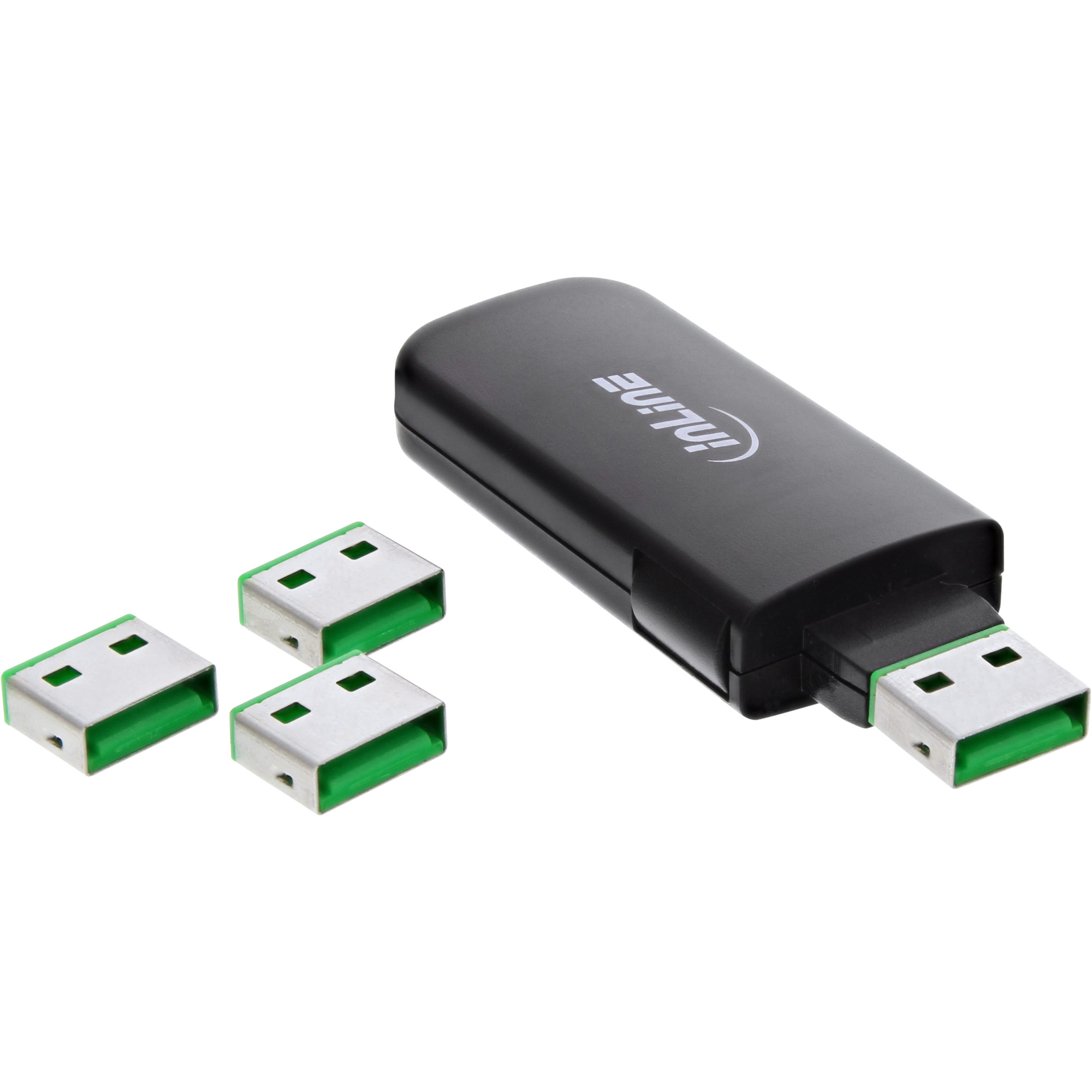 InLine USB port blocker refill pack with 20 x USB-A port blockers