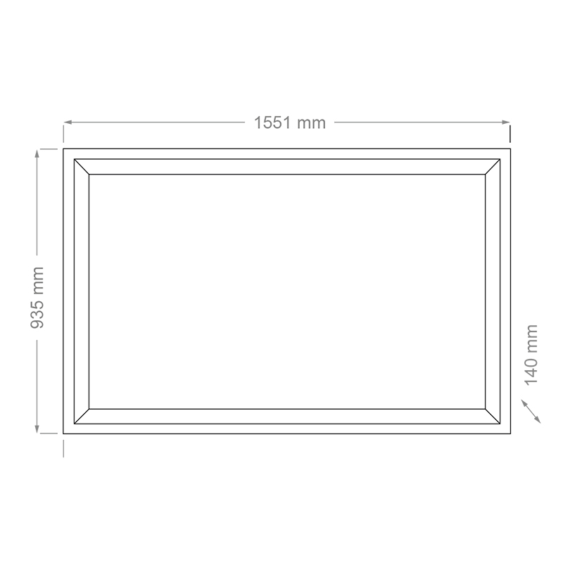 Hagor Inbox Digital Signage 65 Zoll - Indoor-Schutzgehäuse - für 65 Zoll Display - Schwarz