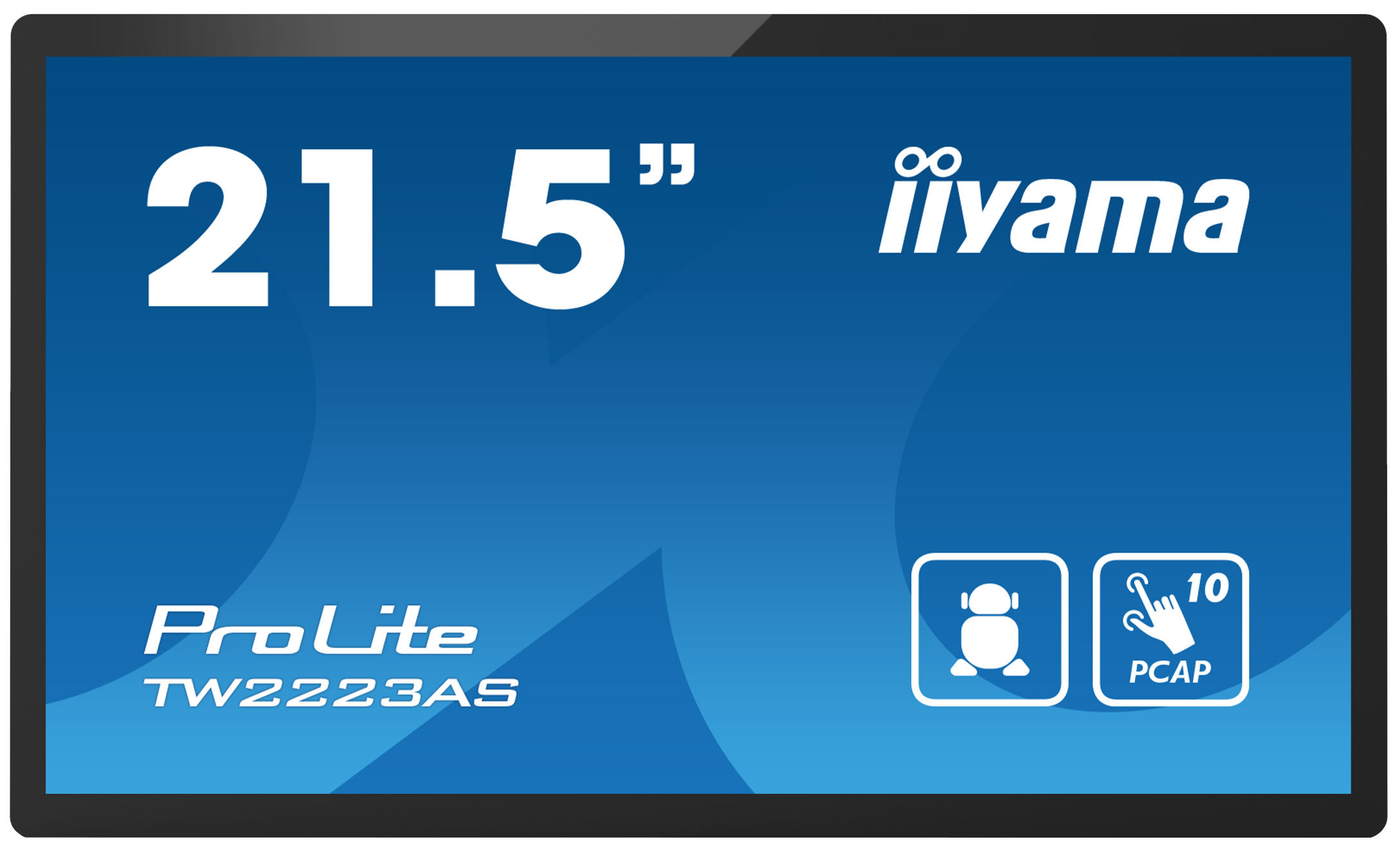 iiyama ProLite TW2223AS-B2 - 21.5 inch - 345 cd/m² - 1920x1080 pixels - Android 12 with GMS - WiFi - 10 point - touch display