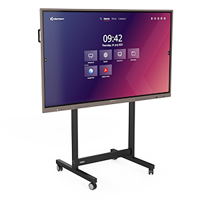Kindermann Sprinter DS - Display Roll Stand - up to max. 85 inch - VESA 800x600mm - up to 100kg - Black