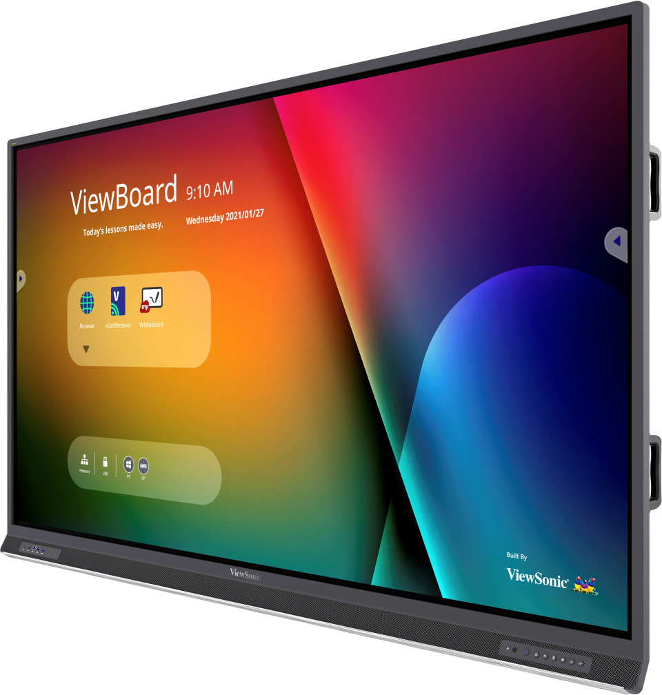 ViewSonic IFP8652-1B - 86 Zoll - 400 cd/m² - 4K - Ultra-HD - 3840x2160 Pixel - Android - 64GB - 33 Punkt - Touch Display