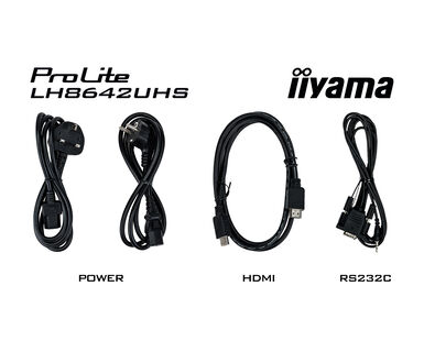 iiyama ProLite LH8642UHS-B3 - 86 Zoll - 500 cd/m² - Ultra-HD - 3840x2160 Pixel - 18/7 - Android - Display