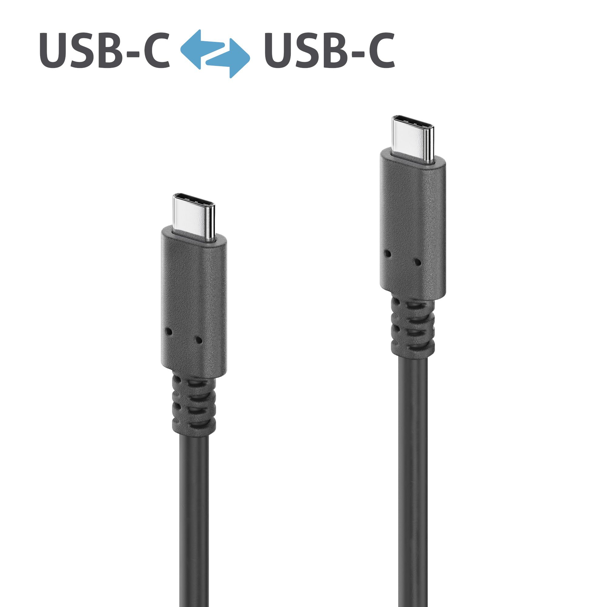 PureLink PI6000-005 - USB 3.2 (Gen 2x2) Passive - PureInstall 0.5m - Black