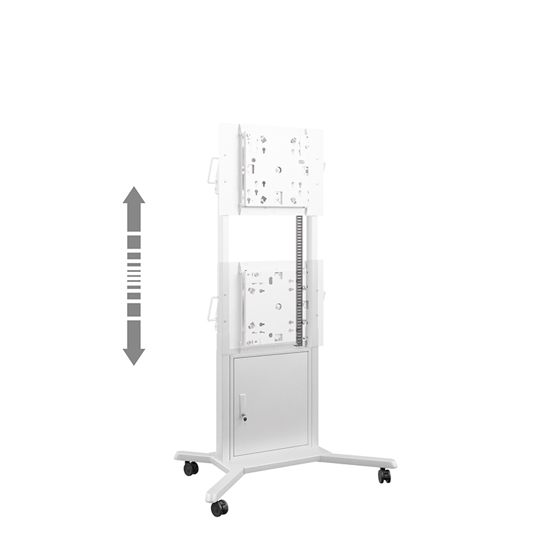 Hagor HP Twin Lift M-Flip - mobile, electrically height-adjustable lift system - display-specific for Samsung Flip - up to 45kg - White