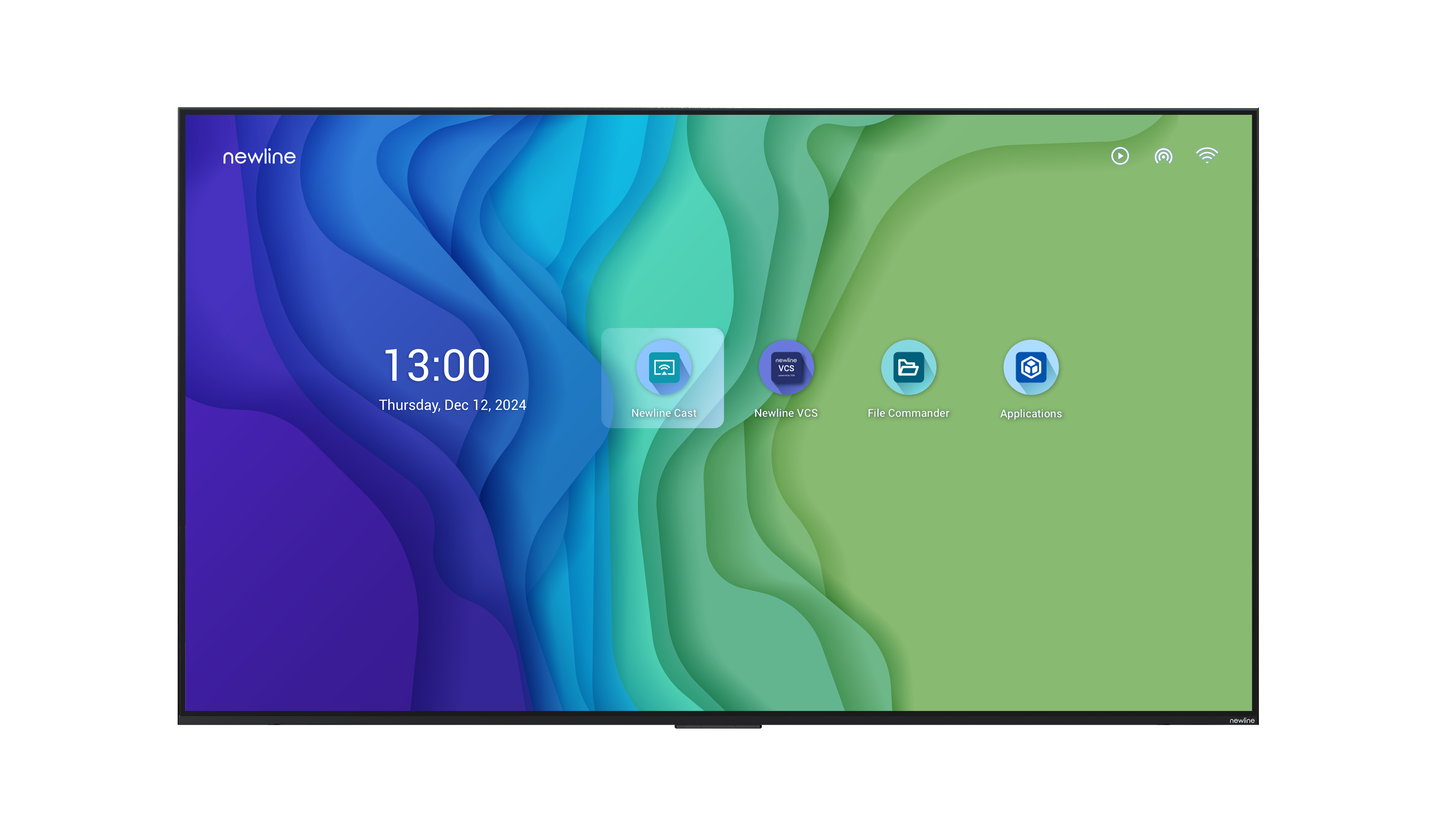 NewLine STV+ STV-9824-PLUS - 98 inch - 450 cd/m² - 4K - Ultra-HD - 3840x2160 pixels - 24/7 - Android 14 - Display