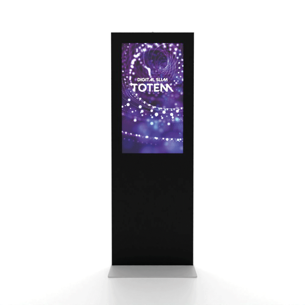 Digital Infostele Slim - 43 inch - Samsung QM43C inch signage display - 500cd/m² - UHD - without touch - Stele