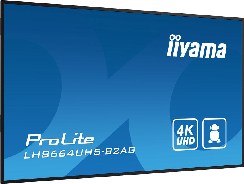 iiyama ProLite LH8664UHS-B2AG - 86 Zoll - 500 cd/m² - 4K - Ultra-HD - 3840x2160 Pixel - Android - Display