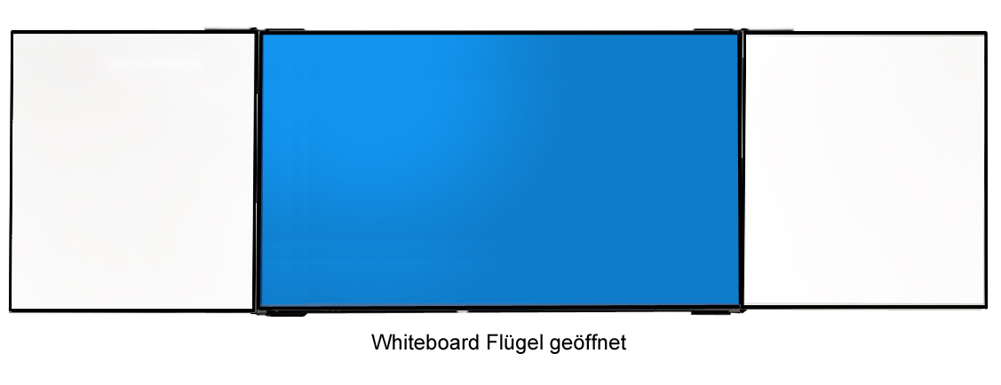 Hagor Lift Pro Whiteboard Flügel geöffnet