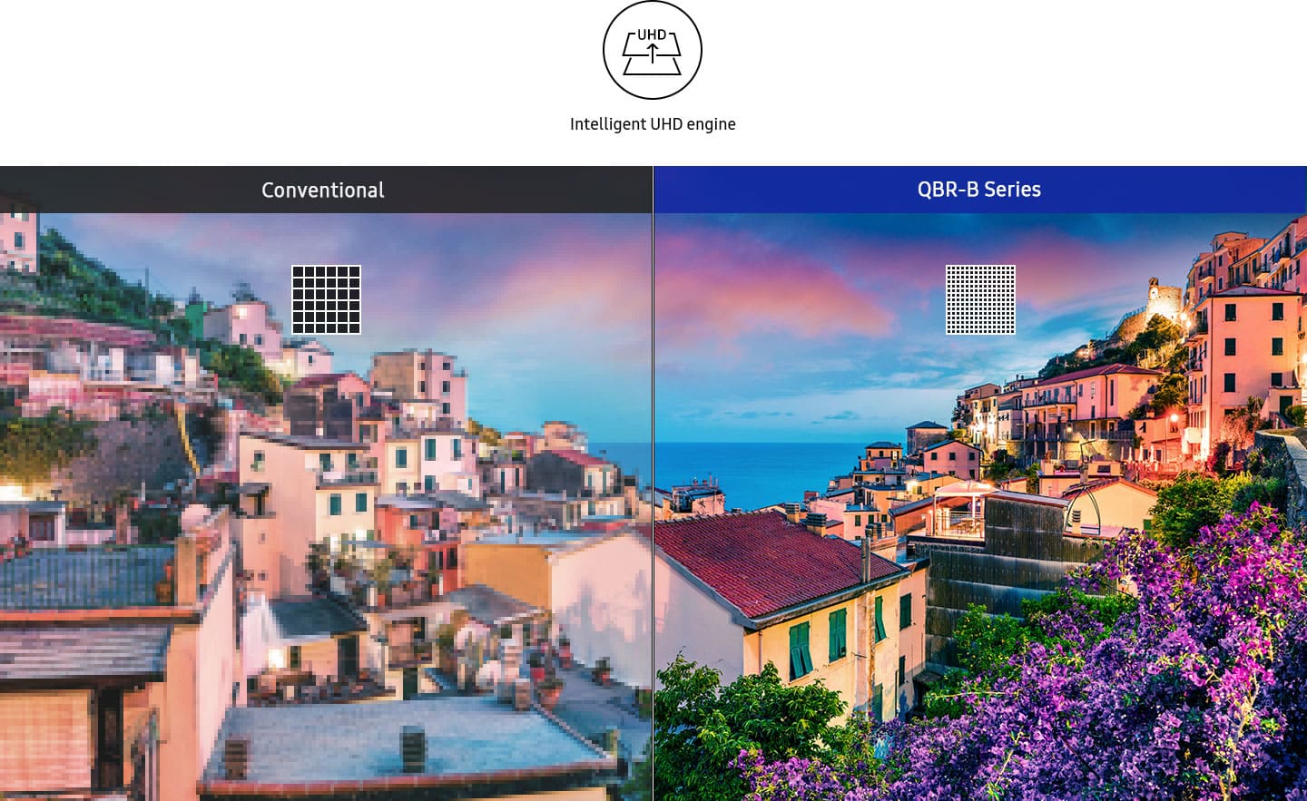 Samsung QB85R-B für eine noch bessere Darstellung von Full-HD Inhalten mit neuer Upscaling Technologie