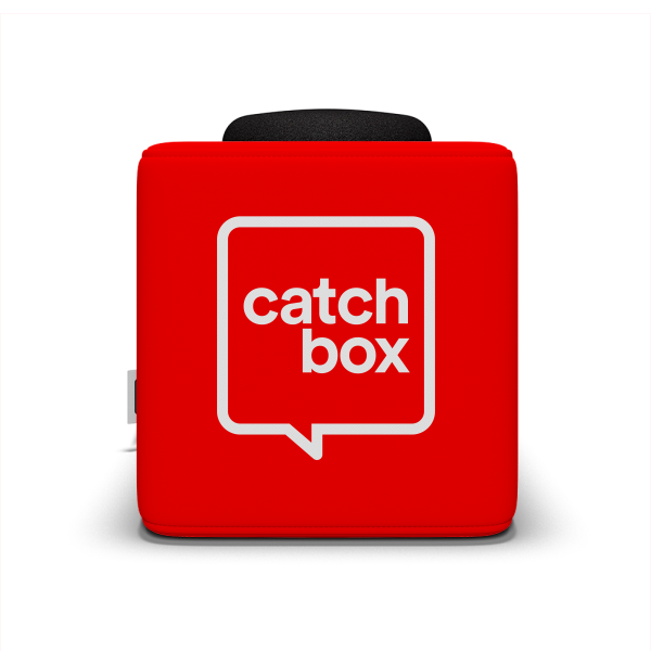 Catchbox Plus Bundle - Litter Microphone - Red - 1 microphone - without charging station