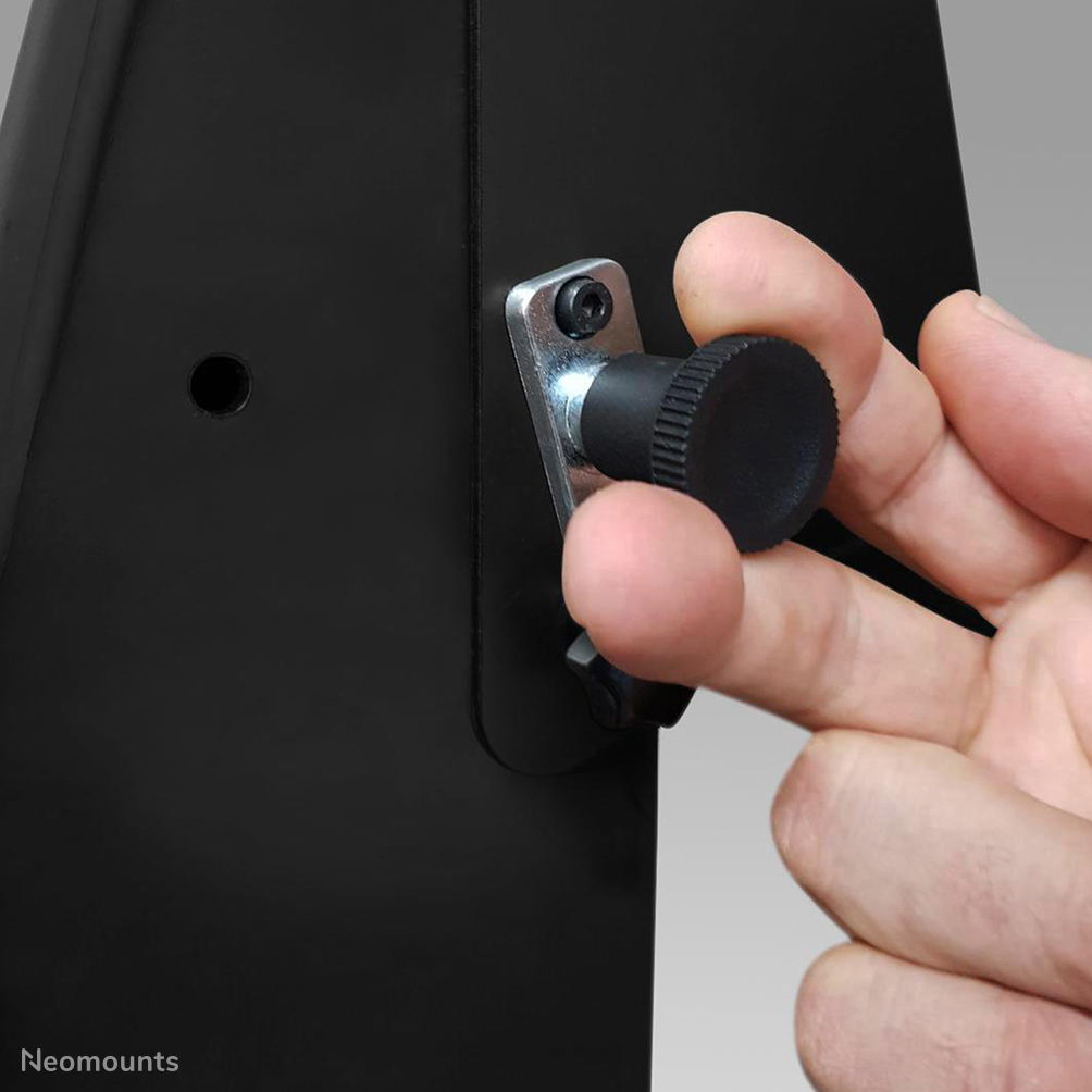Neomounts NM-HUB2LIFTBLACK - motorisierter Rollwagen für das Microsoft Surface Hub 2S(X) - 50 Zoll - VESA 350x350 mm - bis 150 kg - Schwarz