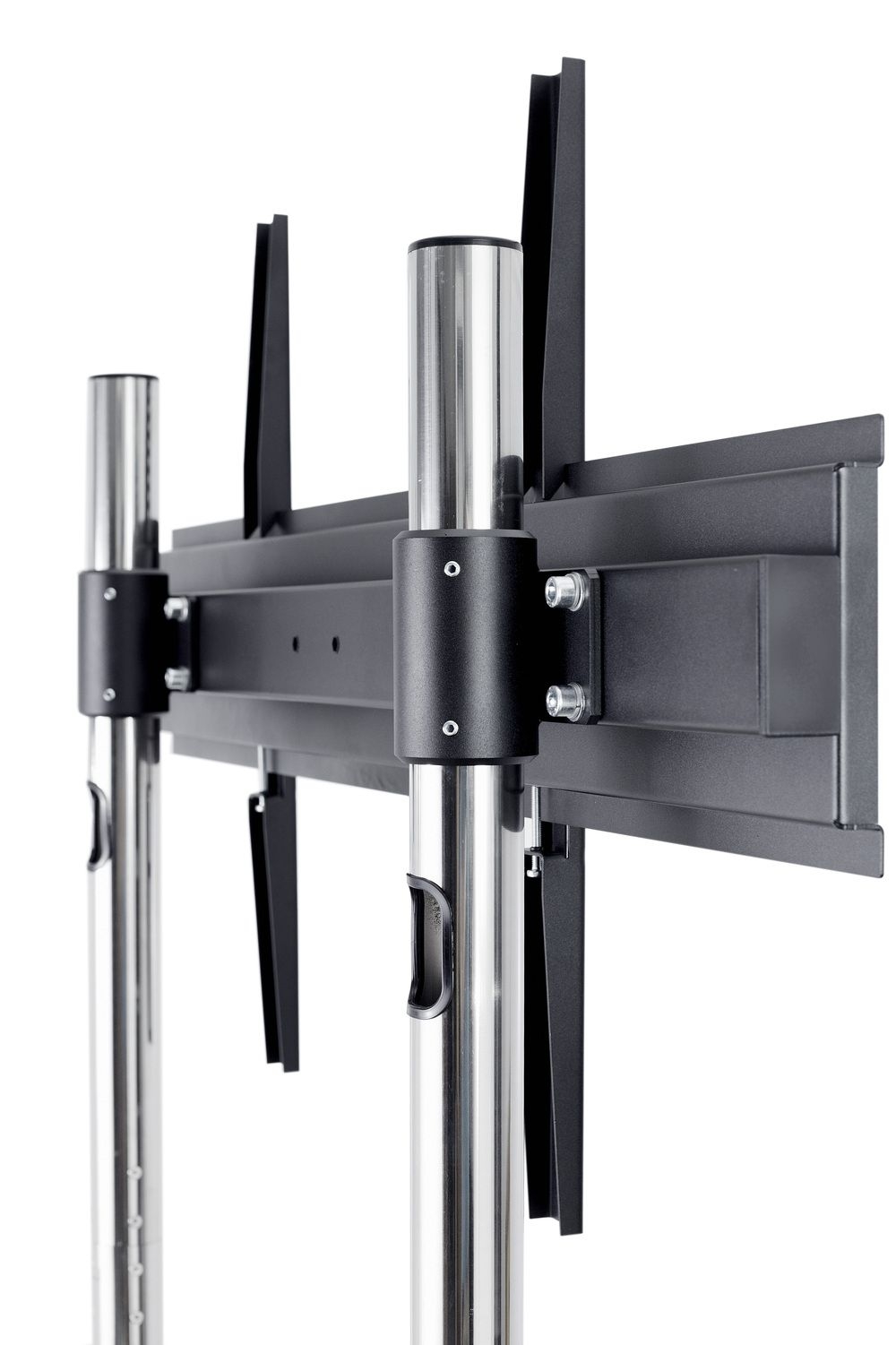 edbak EB-TR18 - höhenverstellbarer Rollwagen - 60-95 Zoll - VESA 100x600mm - bis 80kg - Schwarz
