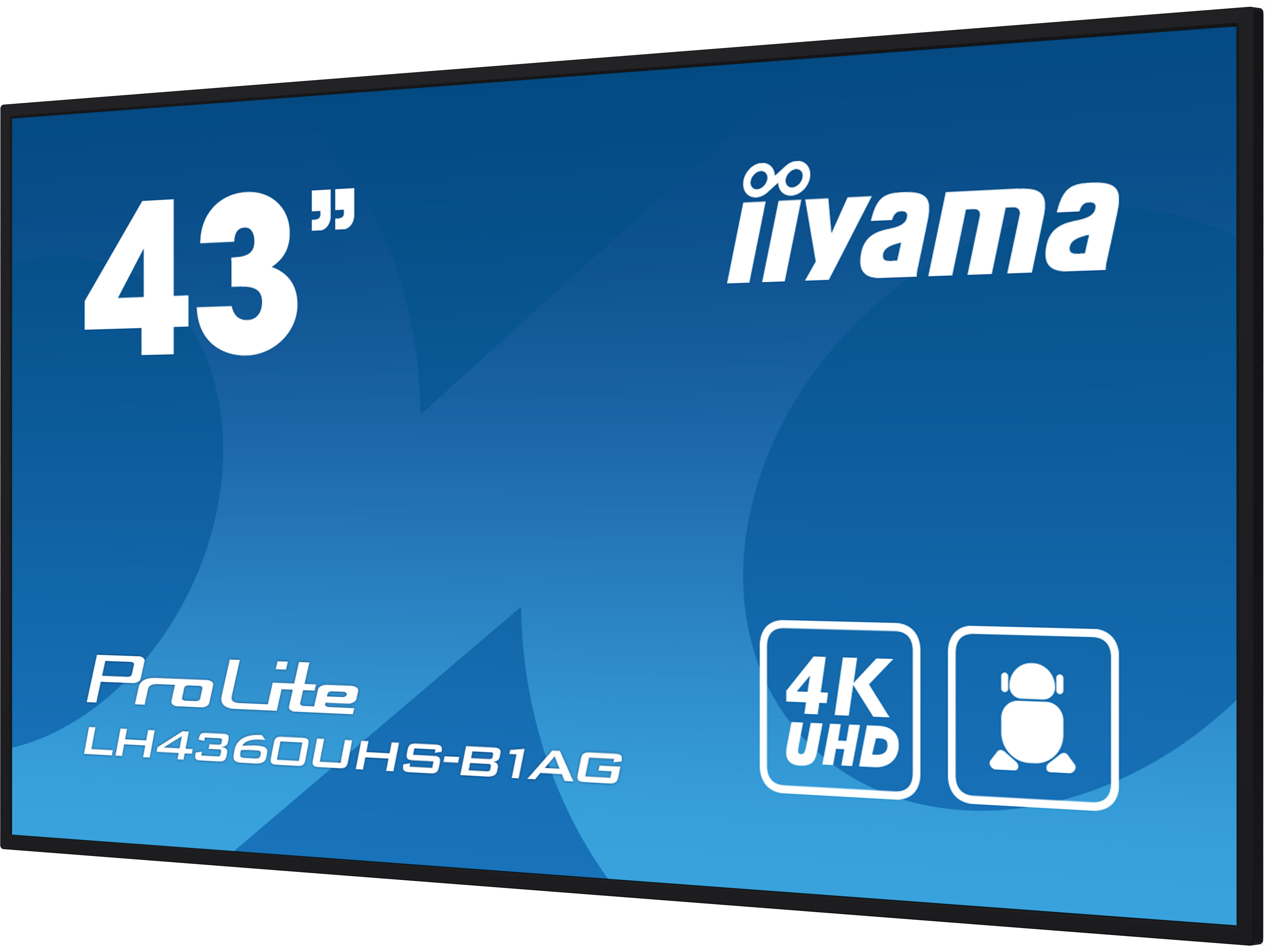 iiyama ProLite LH4360UHS-B1AG - 43 Zoll - 500 cd/m² - 4K - UHD - 3840 x 2160 Pixel - 24/7 - Android - Display