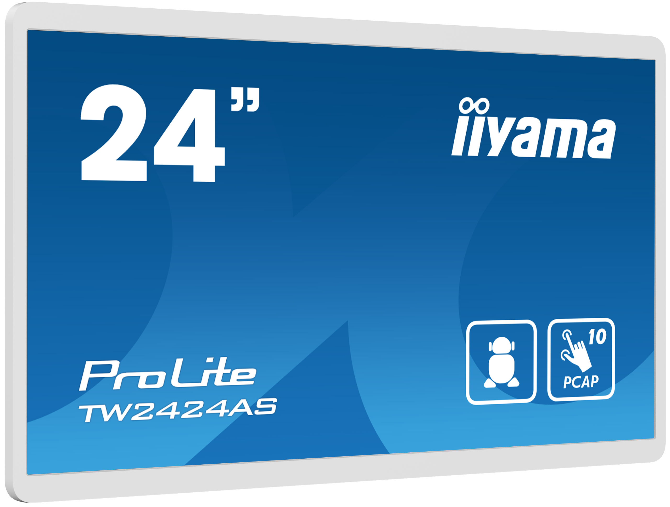 iiyama ProLite TW2424AS-W1 - 24 inch - 250 cd/m² - Full-HD - 1920x1080 pixels - Android 12 with GMS - WiFi - 10 point - Touch Display