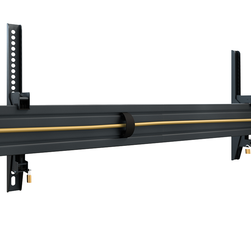 Hagor CPS Floor-Wall/bolt down - Floor wall mount - 2 x 75-86 inch - Side-by-Side 140 kg - VESA 900x800mm - Black