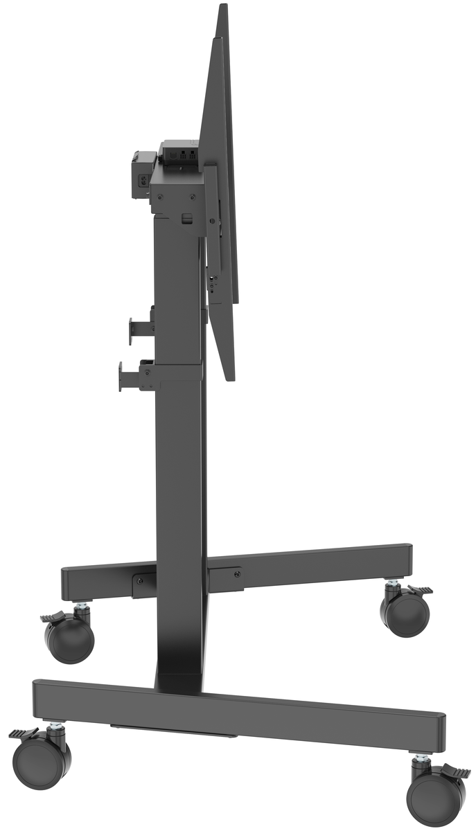 CTOUCH Wallom4 Mobile Lift - mobiler Rollwagen - 55-100 Zoll - VESA 800x600mm - bis 120kg - Schwarz