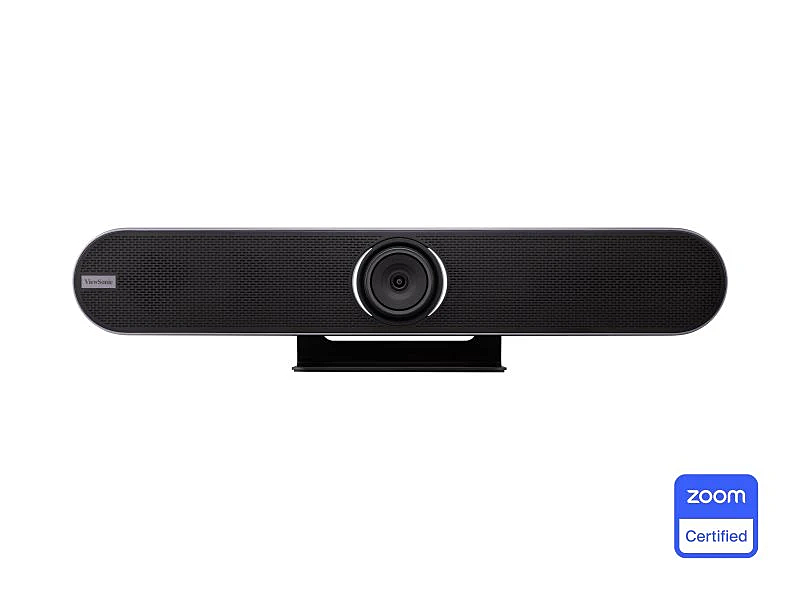 ViewSonic VB-CAM-201-2 – 4K UHD Webcam - 8MP - 121° Weitwinkel Autofokus - USB - Mikrofon - für Windows und Mac - kleine Räume - Schwarz